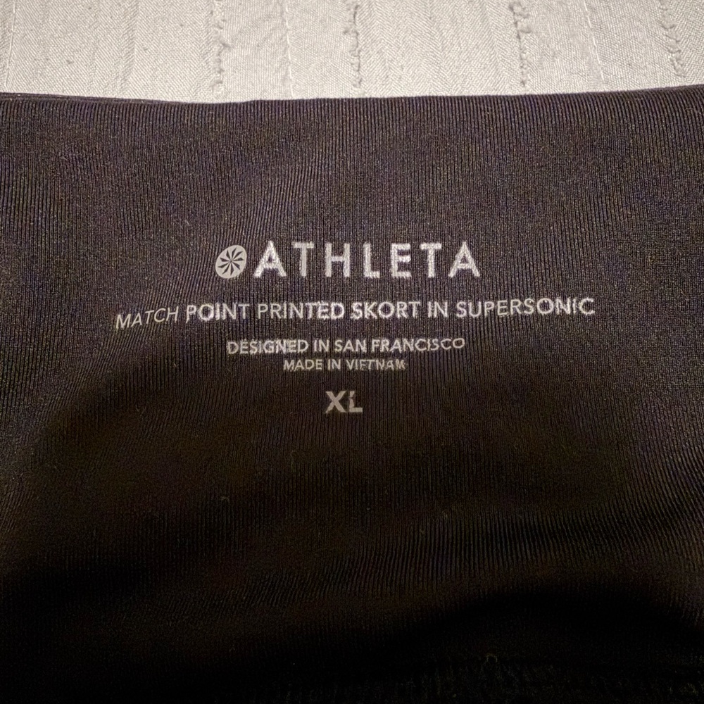 Athleta Match Point Printed Skort | Size XL - Picture 4 of 7